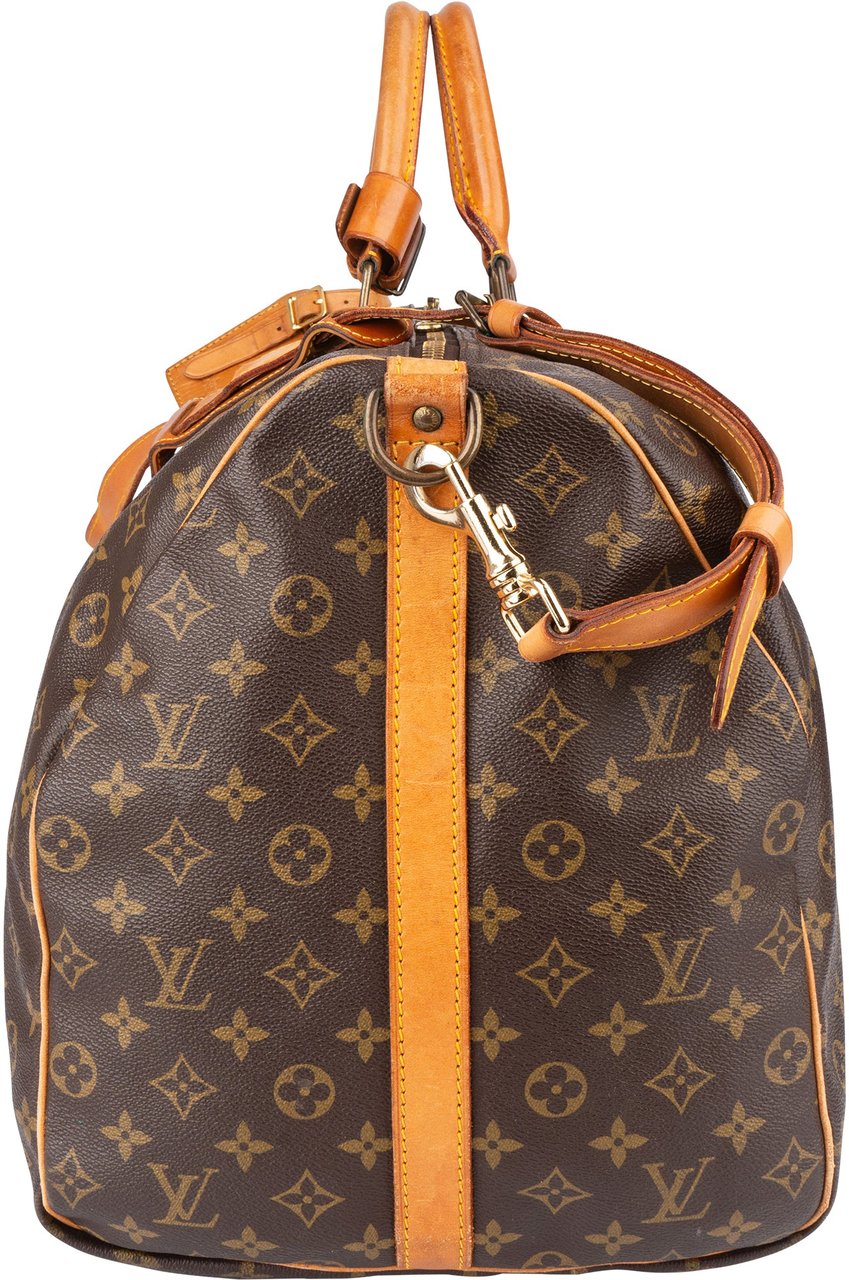 Louis Vuitton Louis Vuitton Canvas Monogram Keepall 60 Bandouliere #doppelt Bruin