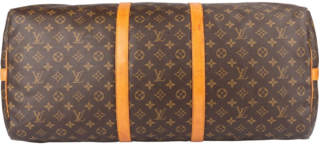 Louis Vuitton Louis Vuitton Canvas Monogram Keepall 60 Bandouliere #doppelt Bruin
