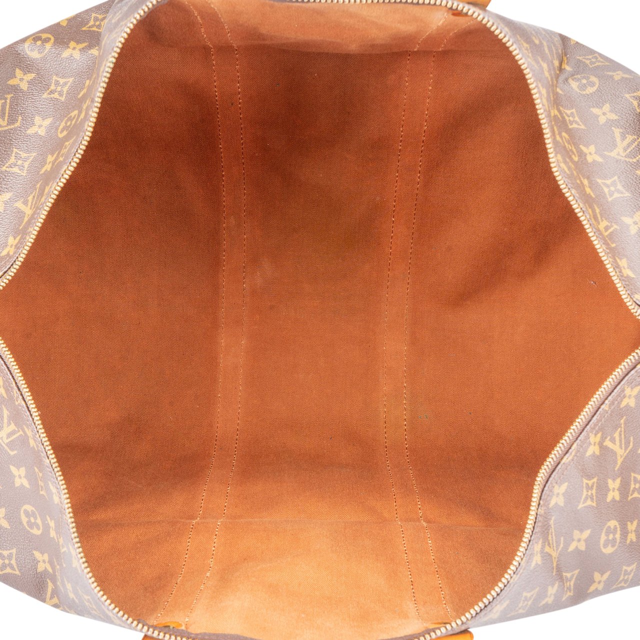 Louis Vuitton Louis Vuitton Canvas Monogram Keepall 60 Bandouliere #doppelt Bruin