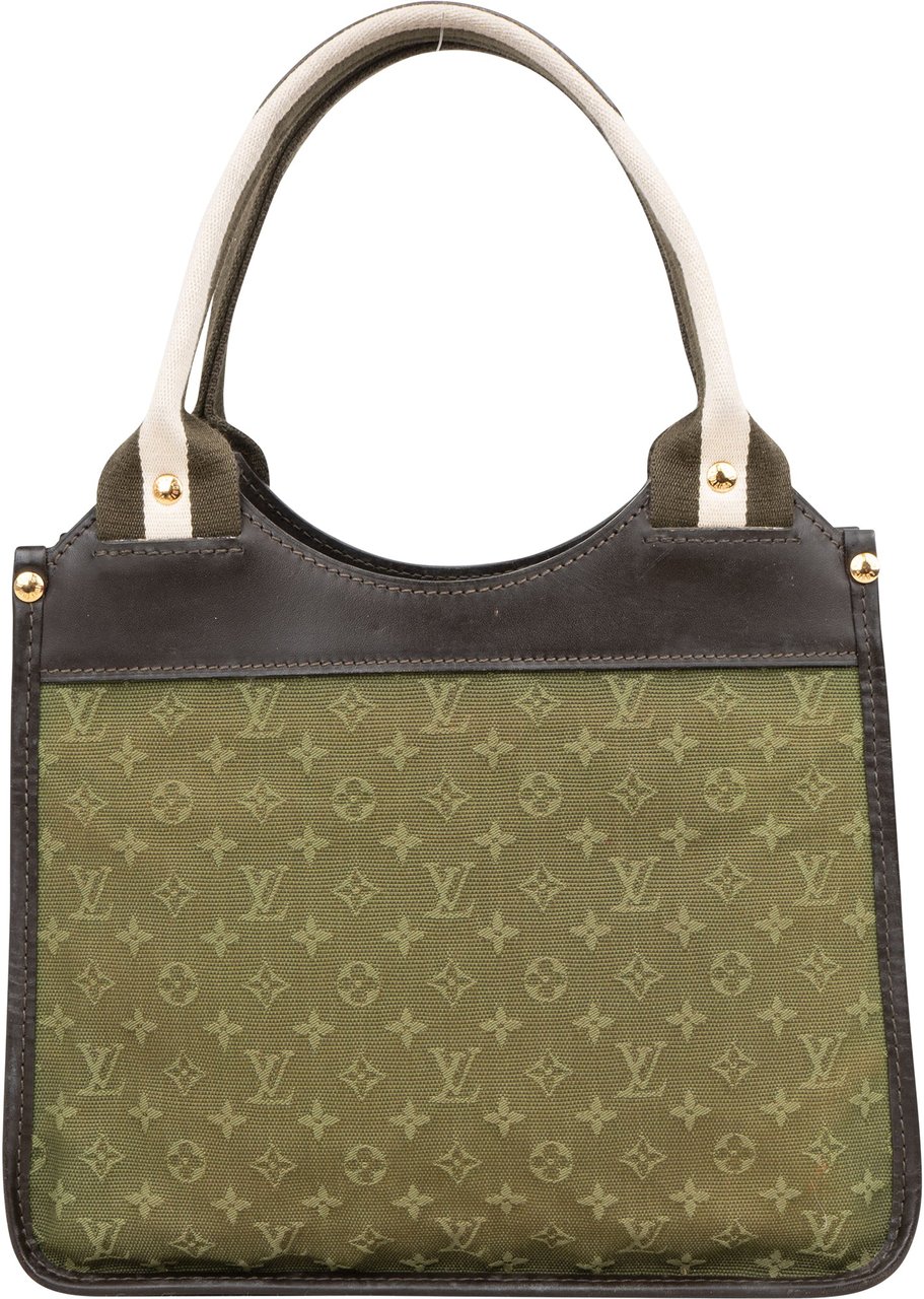 Louis Vuitton Louis Vuitton Green Mini Lin Monogram Kathleen Handbag Groen