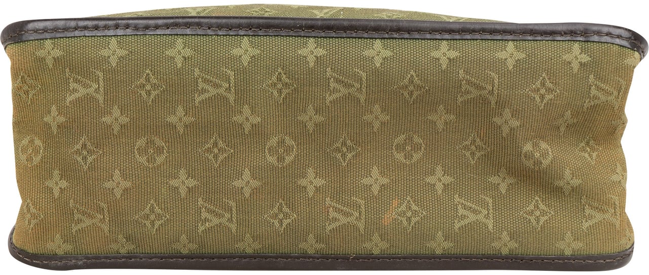 Louis Vuitton Green Mini Lin Monogram Kathleen Handbag Groen