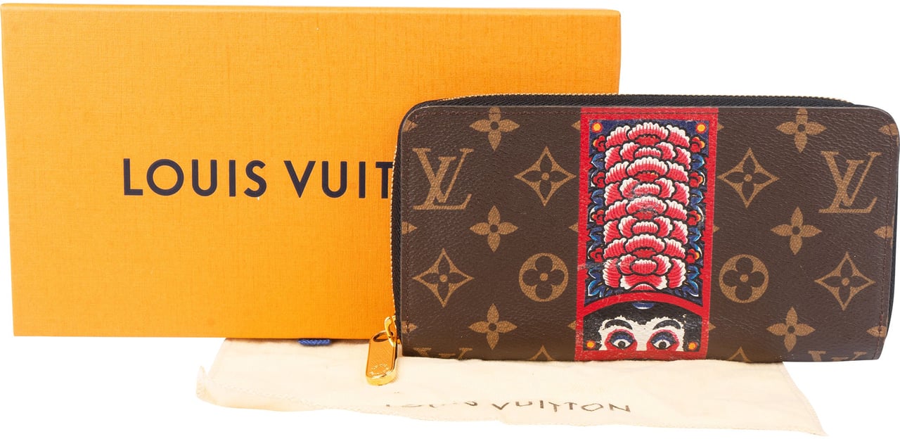 Louis Vuitton Louis Vuitton Limited Kabuki Canvas Monogram Zippy Wallet Bruin