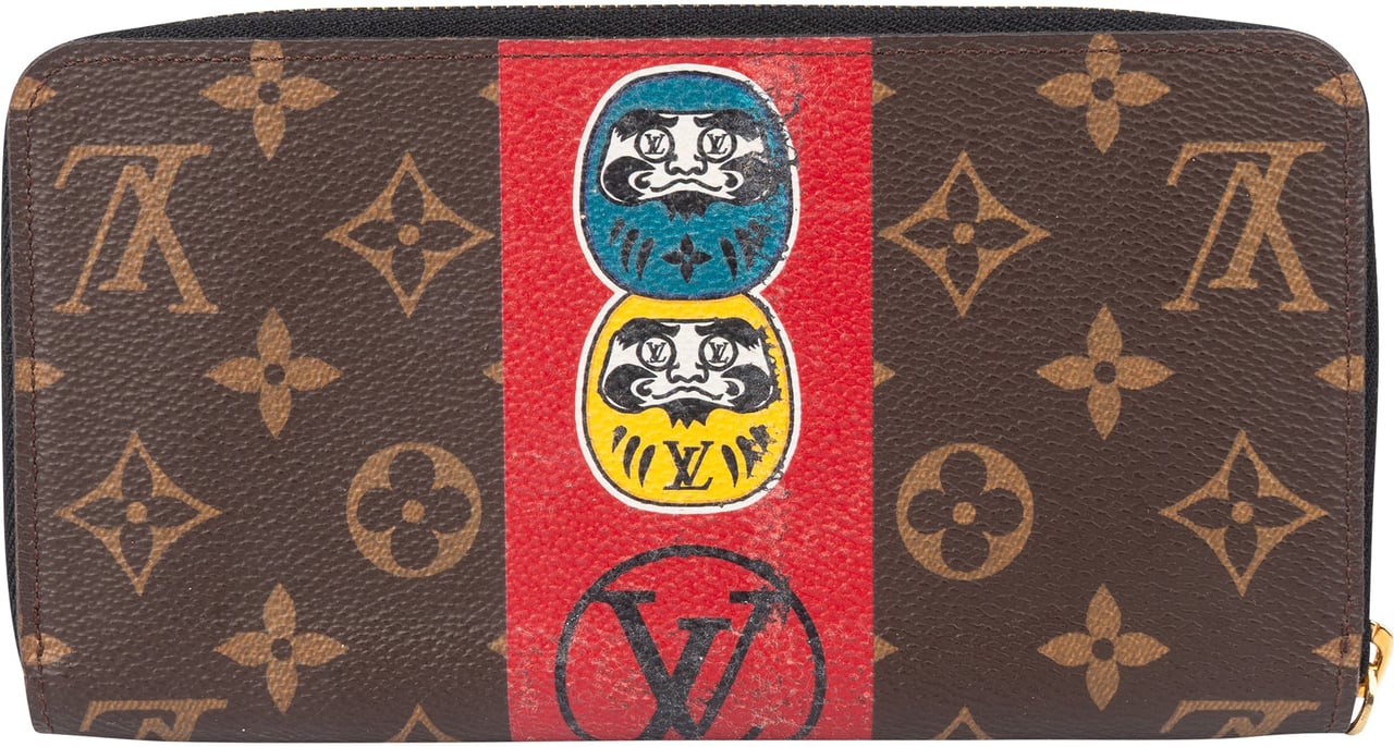Louis Vuitton Louis Vuitton Limited Kabuki Canvas Monogram Zippy Wallet Bruin