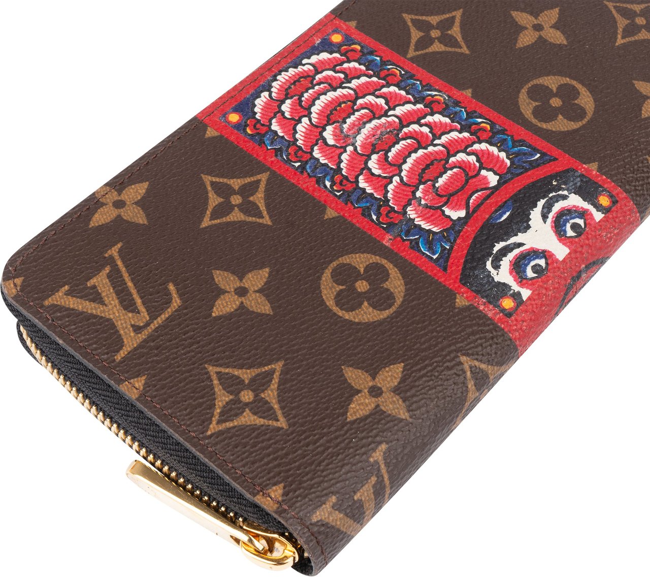 Louis Vuitton Louis Vuitton Limited Kabuki Canvas Monogram Zippy Wallet Bruin