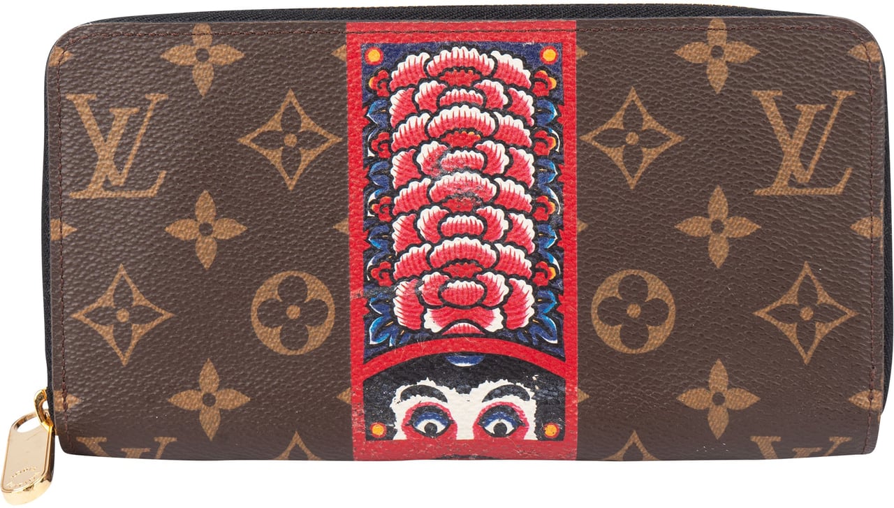 Louis Vuitton Louis Vuitton Limited Kabuki Canvas Monogram Zippy Wallet Bruin