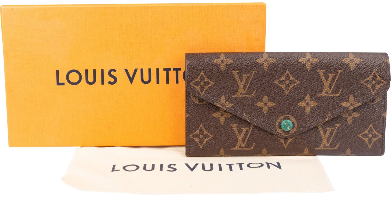 Louis Vuitton Louis Vuitton Canvas Monogram Josephine Wallet Bruin
