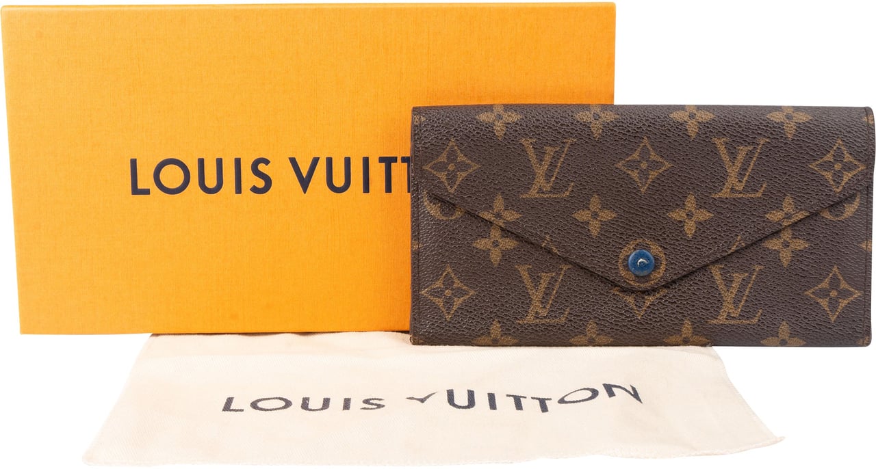 Louis Vuitton Louis Vuitton Canvas Monogram Josephine Wallet Bruin