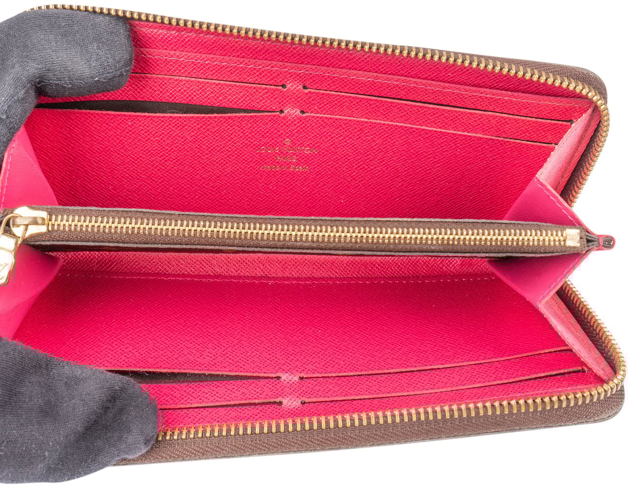 Louis Vuitton Louis Vuitton Canvas Monogram Clemence Wallet Bruin