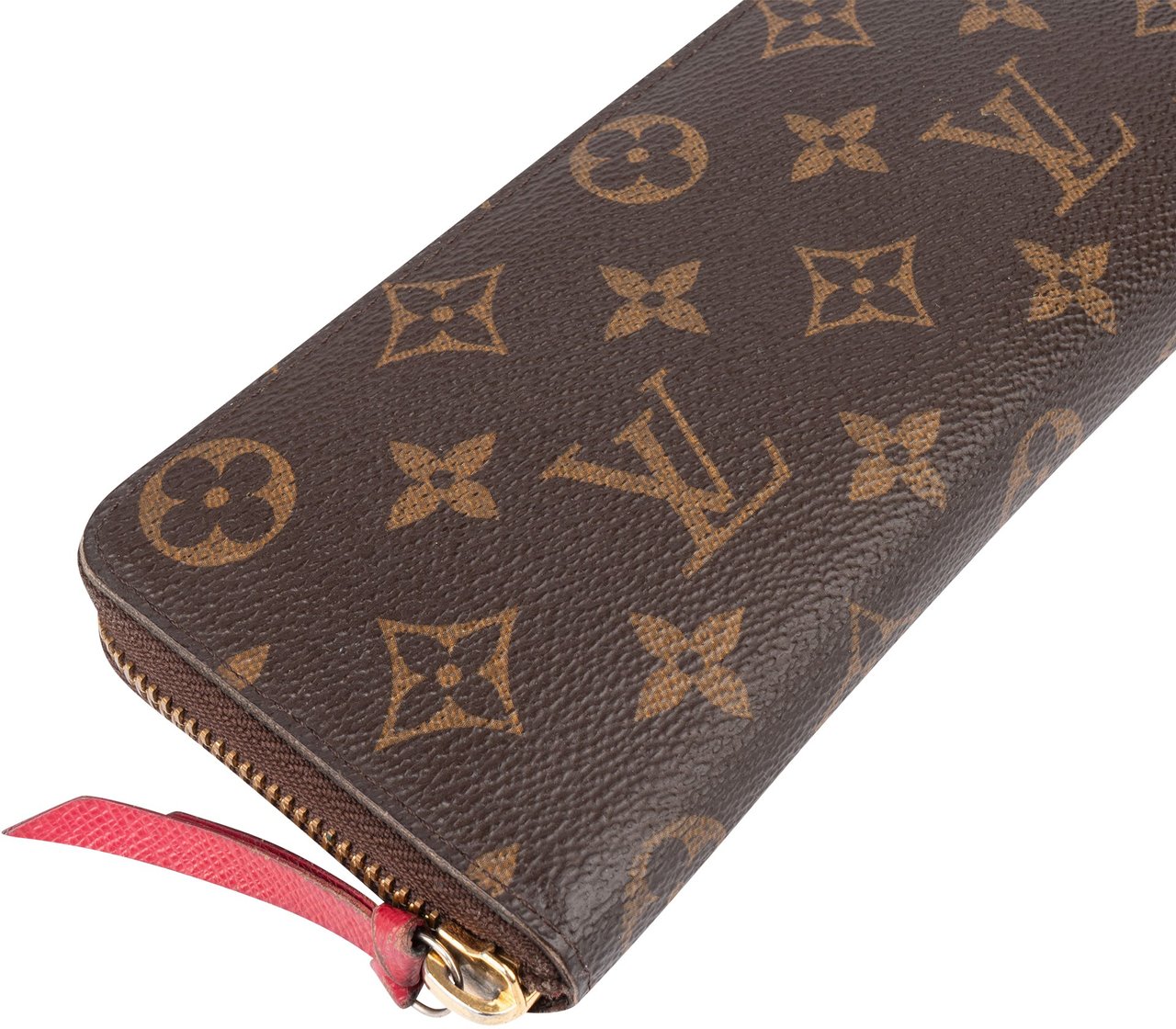 Louis Vuitton Louis Vuitton Canvas Monogram Clemence Wallet Bruin