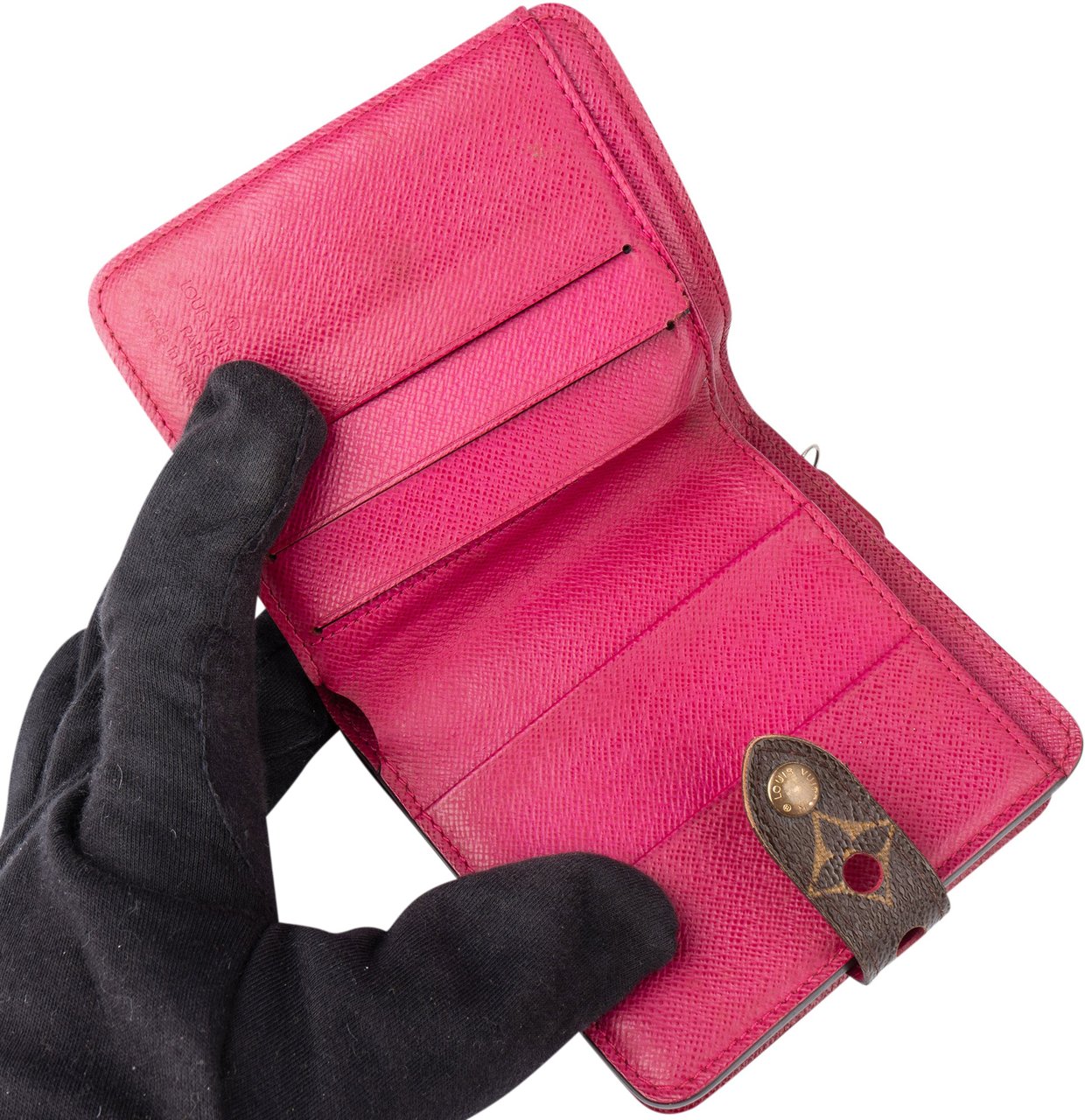 Louis Vuitton Louis Vuitton Limited Perforated Monogram Clip Wallet Bruin