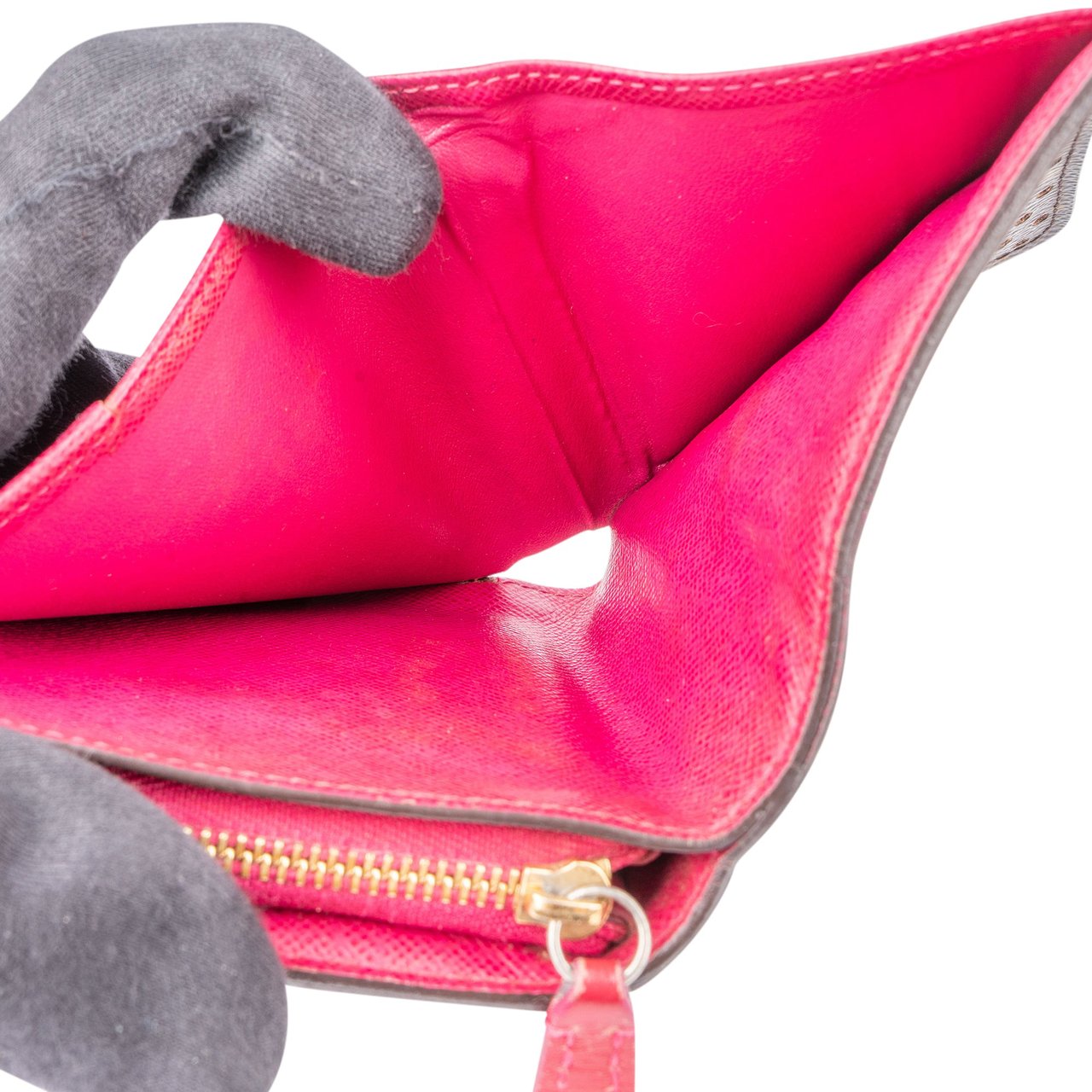 Louis Vuitton Louis Vuitton Limited Perforated Monogram Clip Wallet Bruin