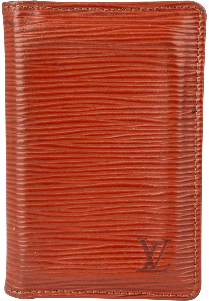 Louis Vuitton Louis Vuitton Cognac Epi Leather Cardholder Bruin