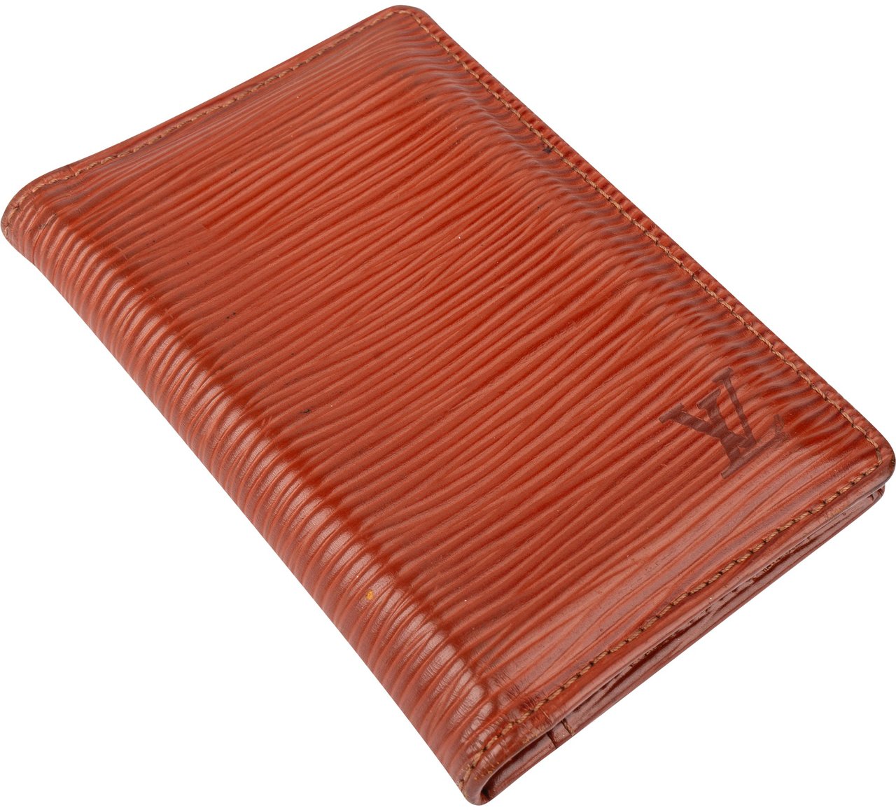 Louis Vuitton Louis Vuitton Cognac Epi Leather Cardholder Bruin