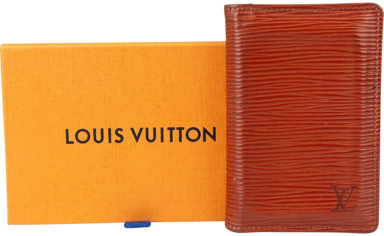Louis Vuitton Louis Vuitton Cognac Epi Leather Cardholder Bruin