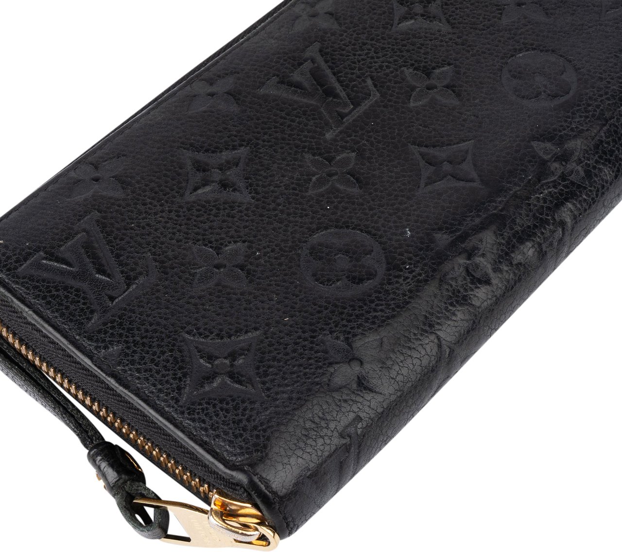Louis Vuitton Louis Vuitton Empreinte Monogram Leather Zippy Wallet Zwart
