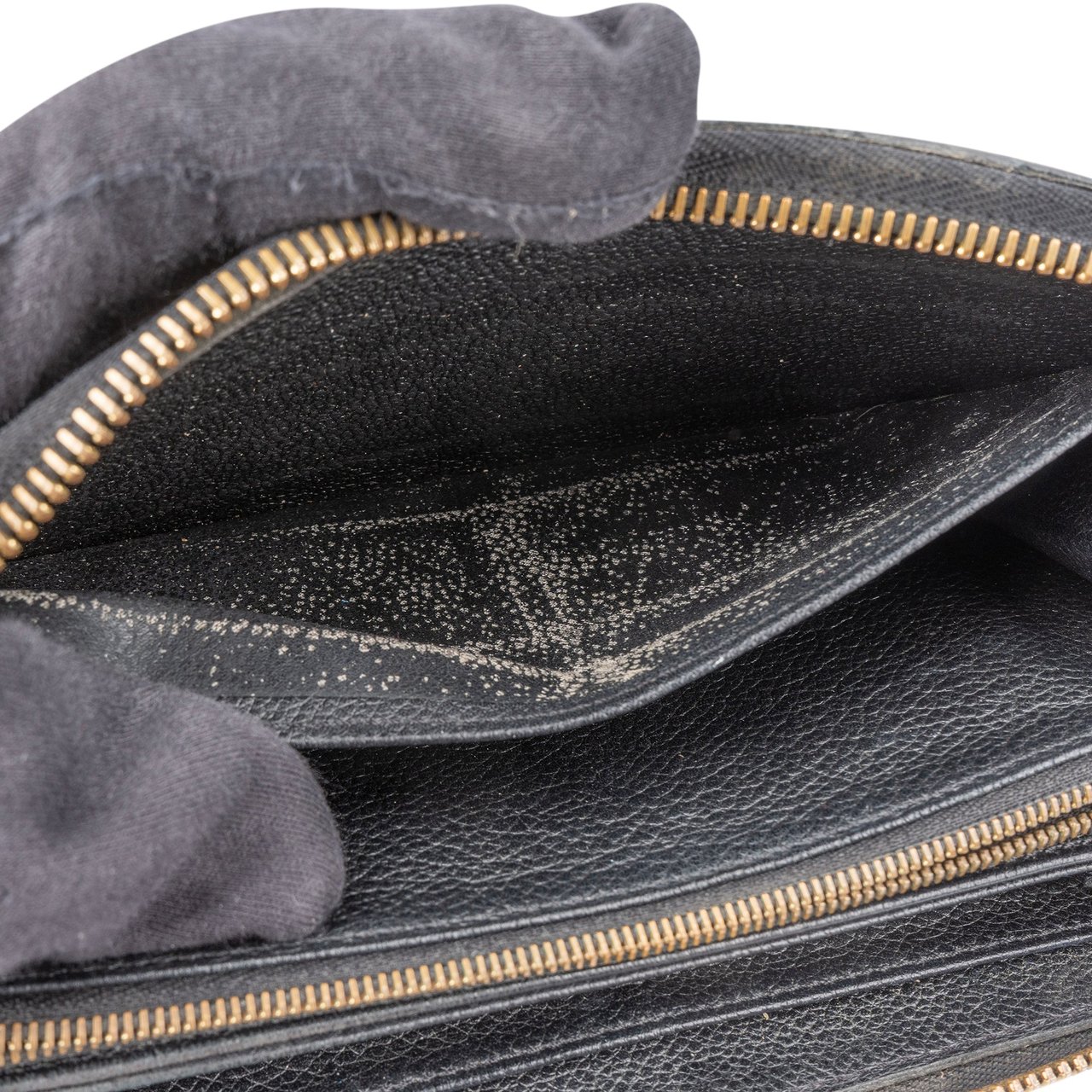 Louis Vuitton Louis Vuitton Empreinte Monogram Leather Zippy Wallet Zwart