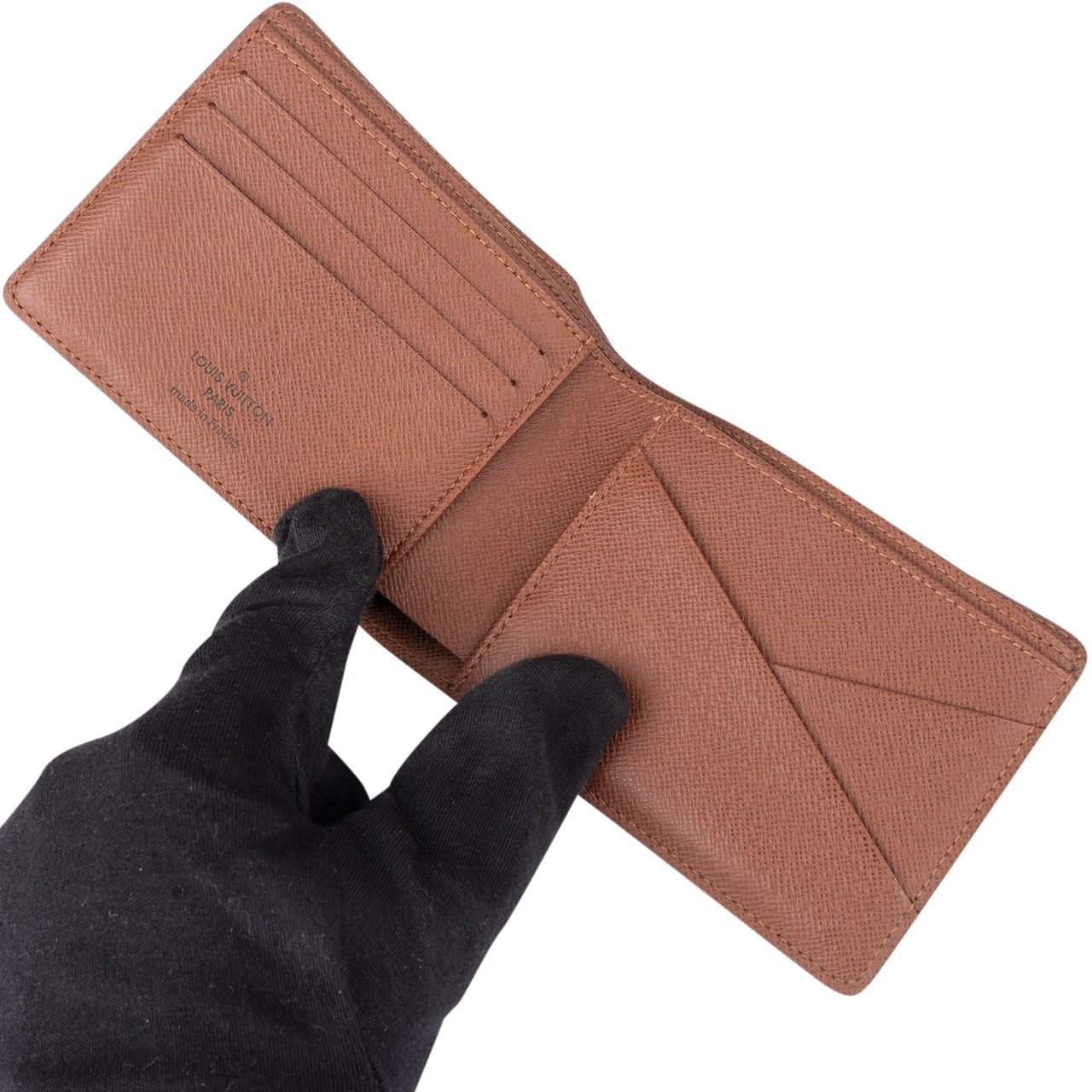 Louis Vuitton Louis Vuitton Canvas Monogram Slender Wallet Bruin