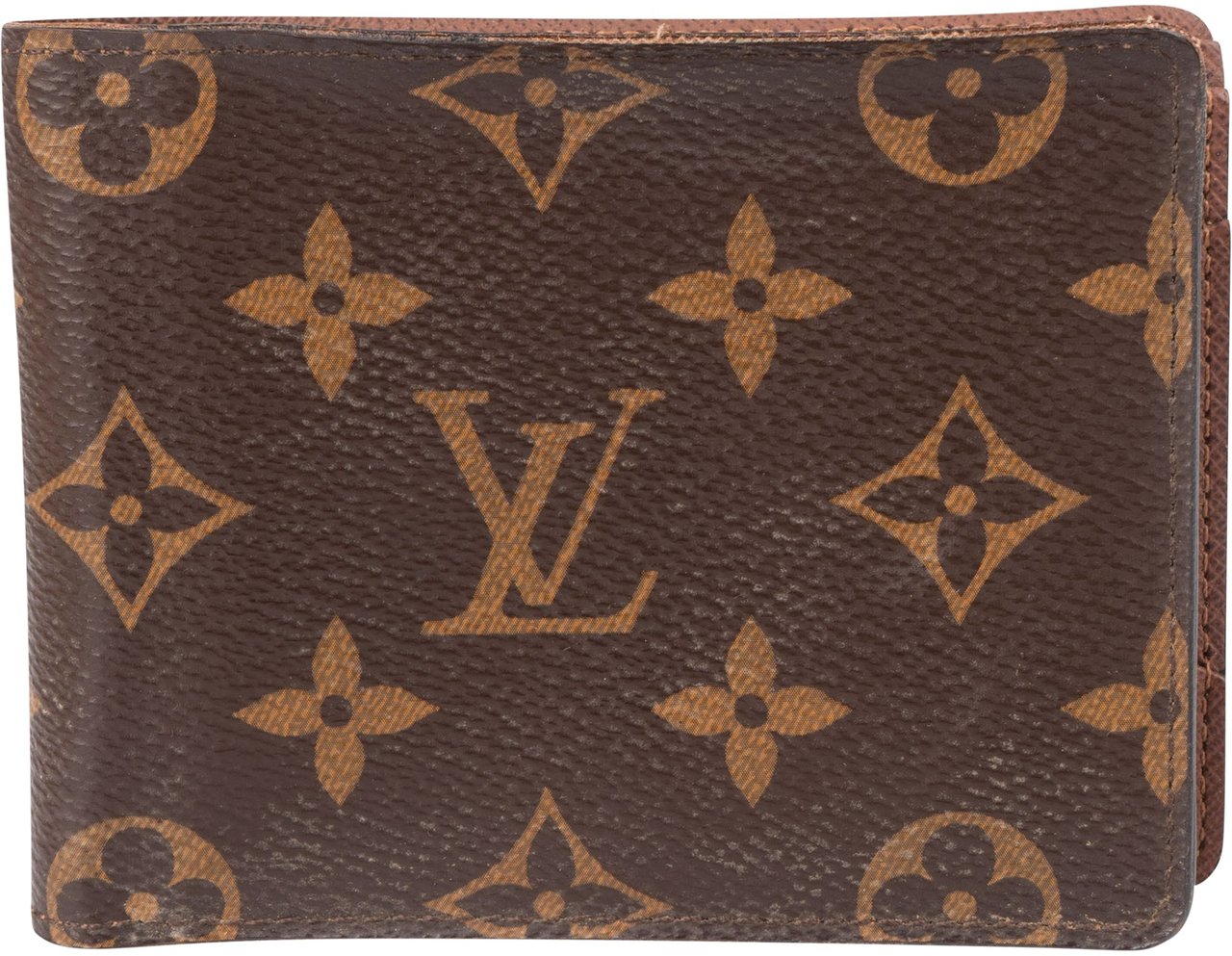 Louis Vuitton Louis Vuitton Canvas Monogram Slender Wallet Bruin