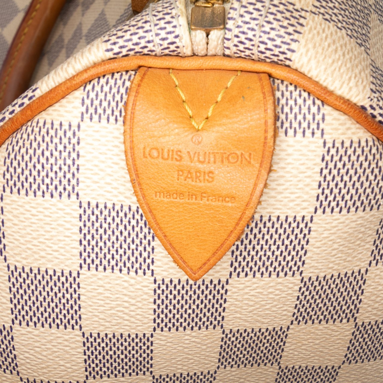 Louis Vuitton Damier Azur Speedy 30 Wit