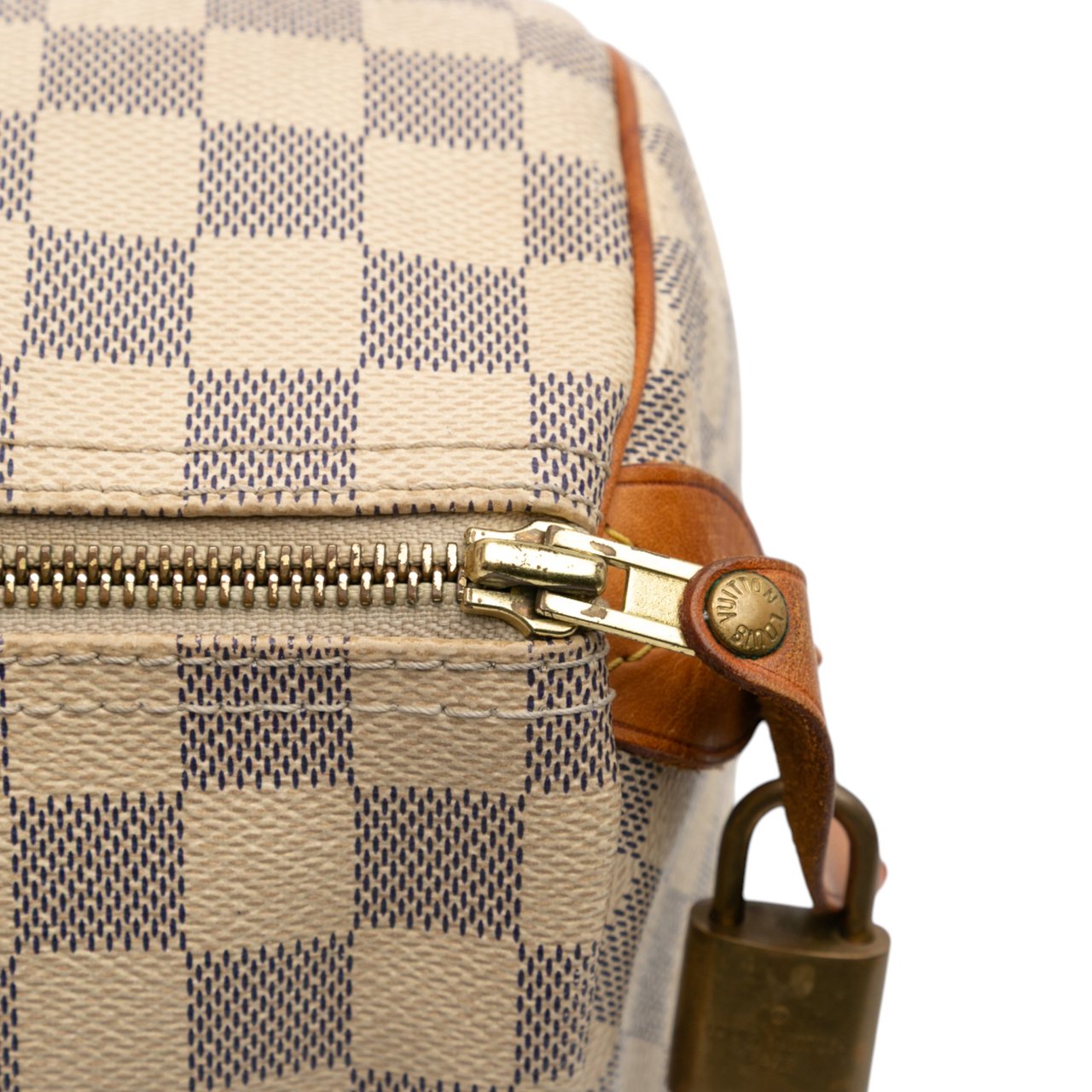 Louis Vuitton Damier Azur Speedy 30 Wit