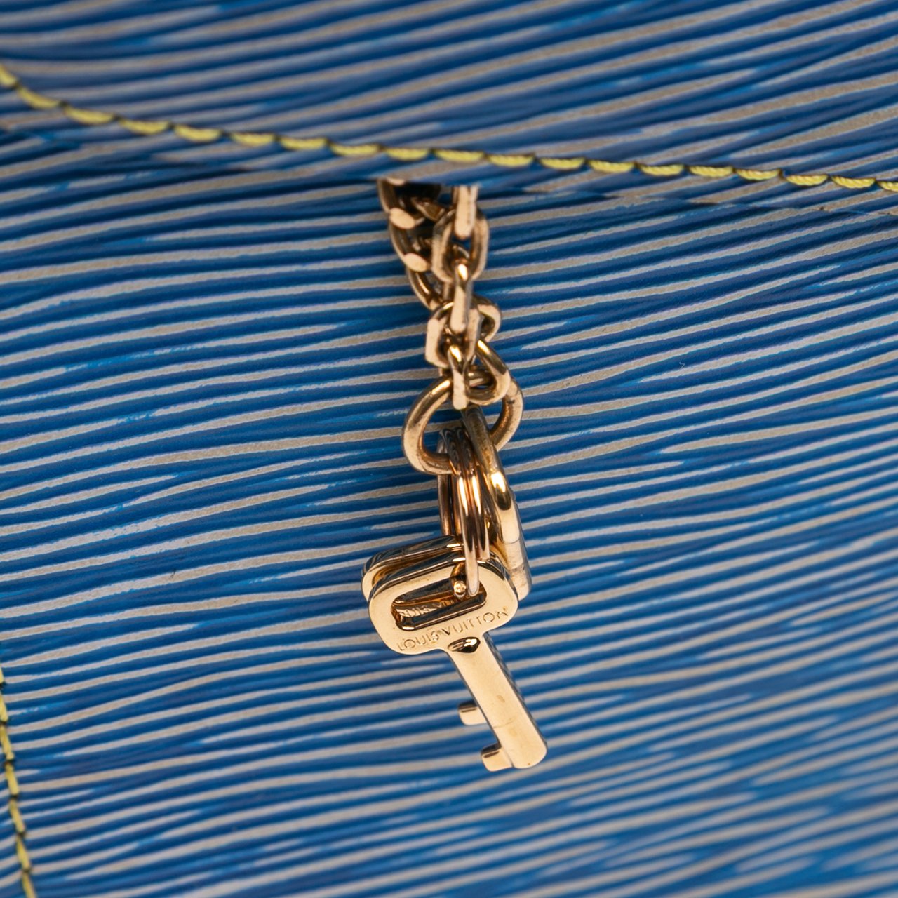 Louis Vuitton Epi Denim Pochette Metis Blauw