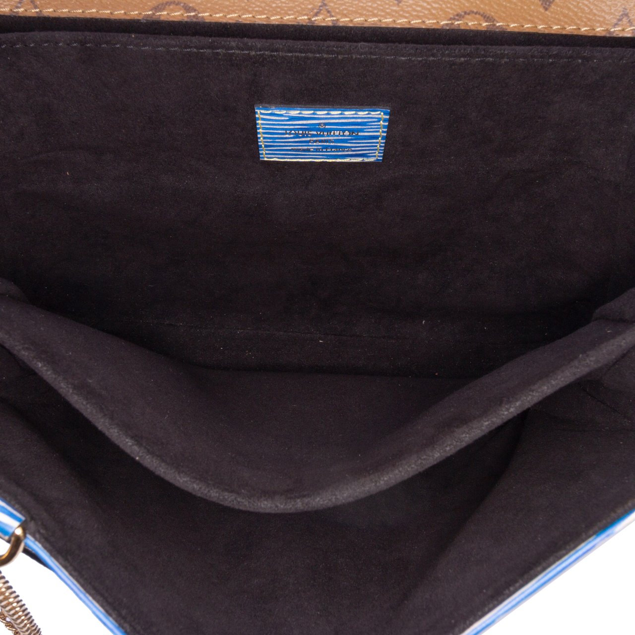 Louis Vuitton Epi Denim Pochette Metis Blauw