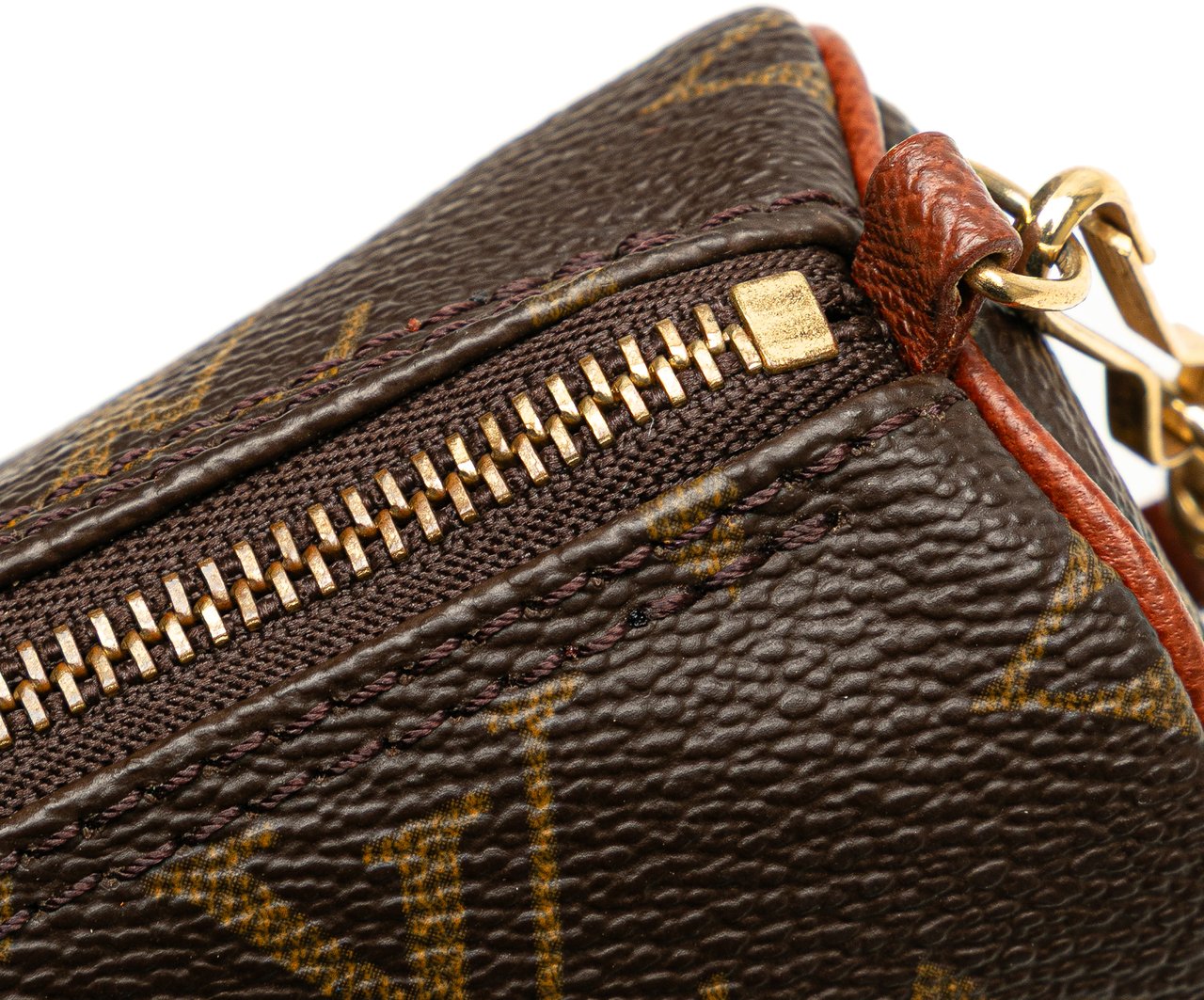 Louis Vuitton Monogram Papillon Pochette Bruin
