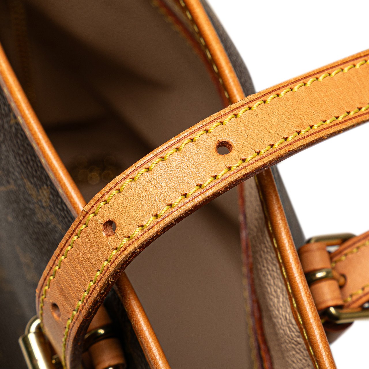 Louis Vuitton Monogram Petit Bucket Bruin