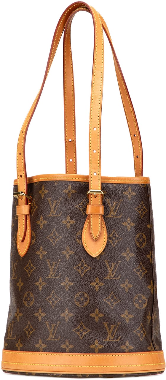 Louis Vuitton Monogram Petit Bucket Bruin