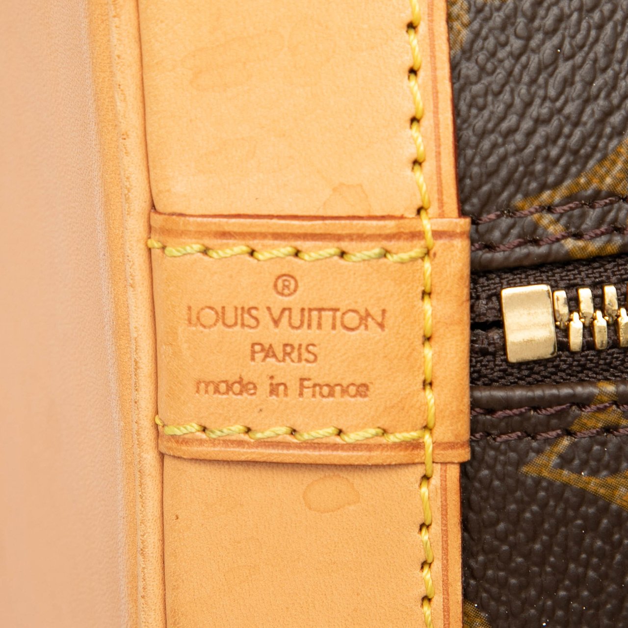 Louis Vuitton Monogram Alma PM Bruin