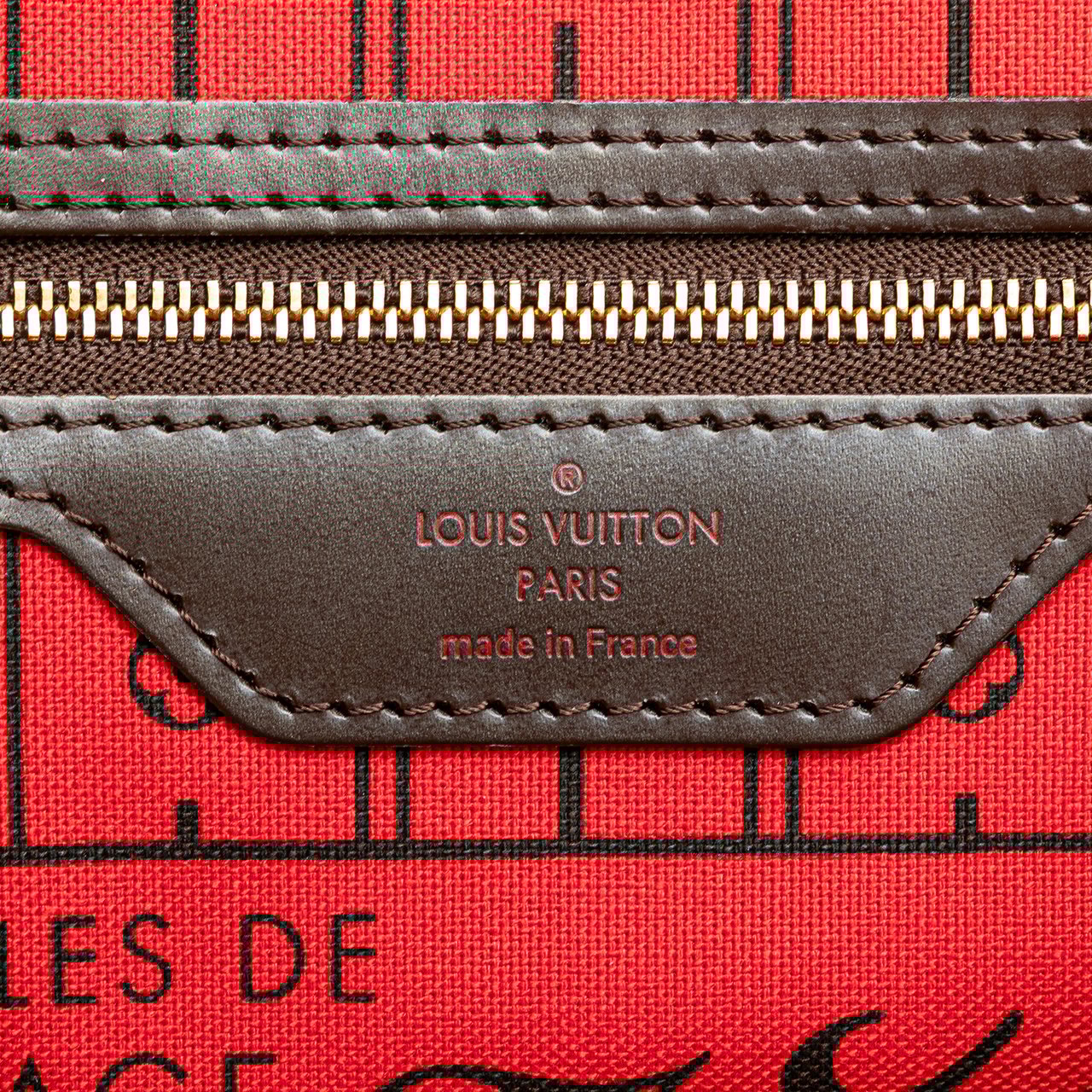 Louis Vuitton Damier Ebene Neverfull PM Bruin