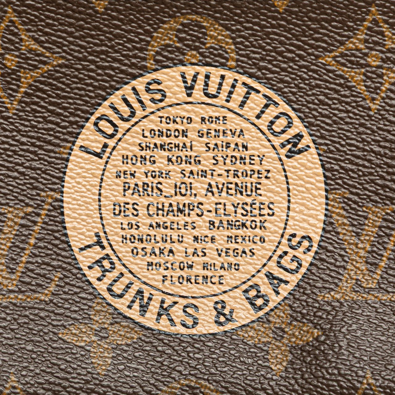 Louis Vuitton Monogram Trunks and Bags Mini Pochette Accessoires Bruin