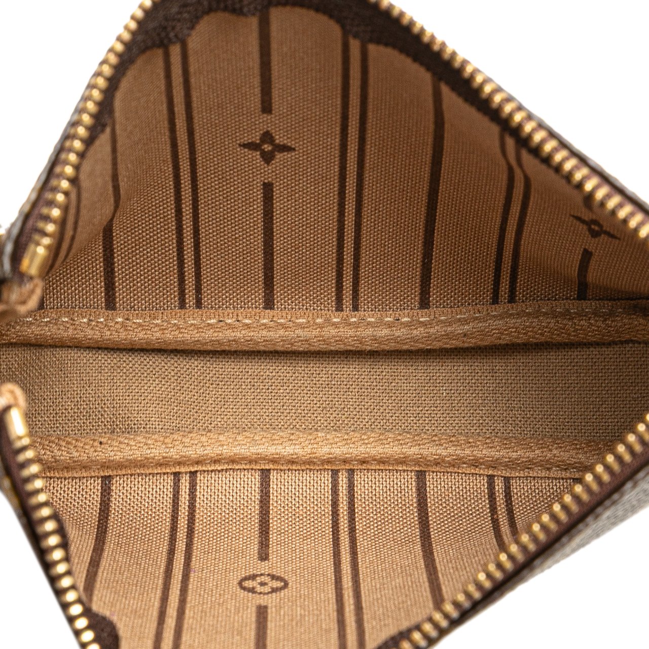 Louis Vuitton Monogram Trunks and Bags Mini Pochette Accessoires Bruin