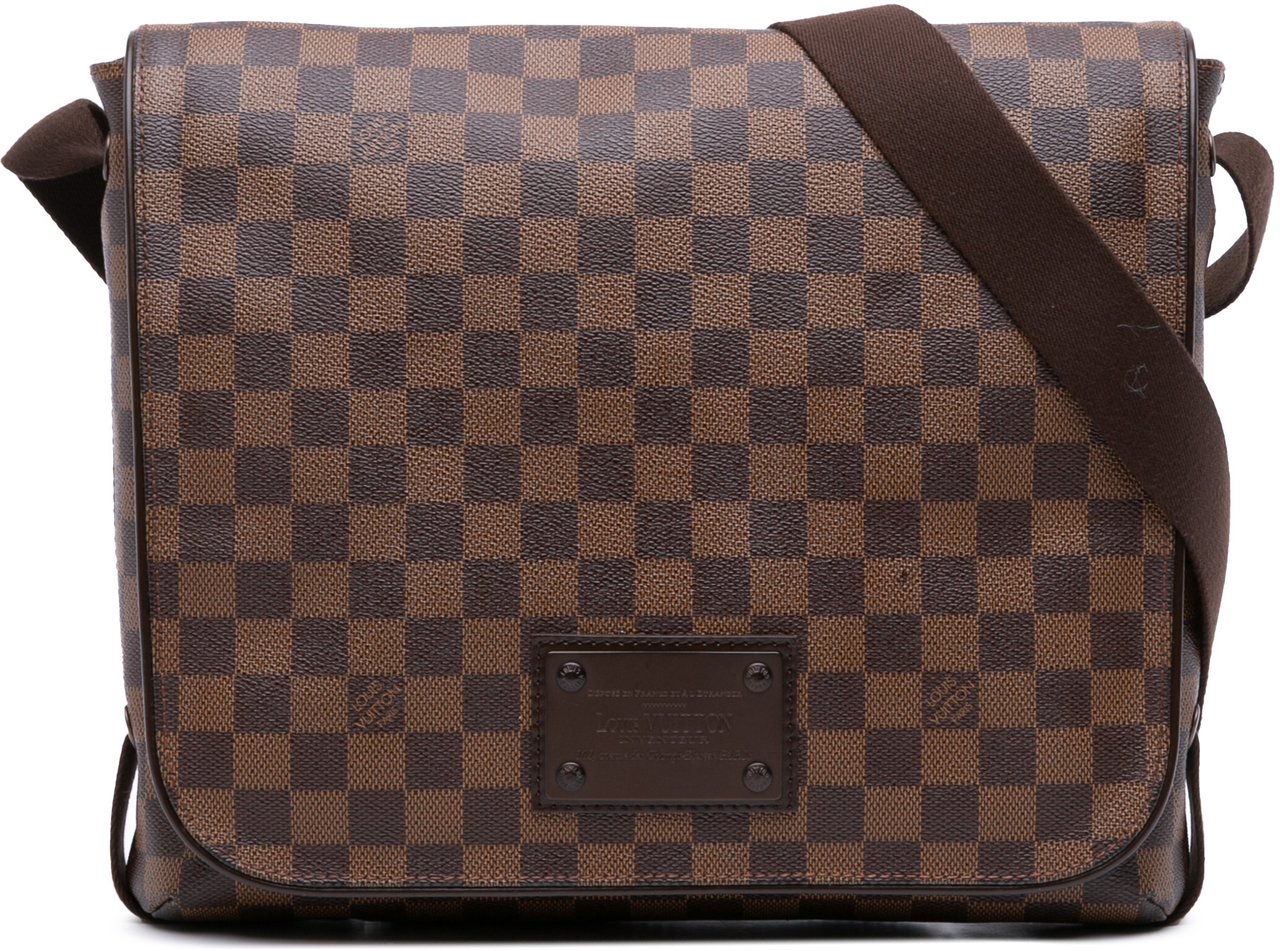 Louis Vuitton Damier Ebene Brooklyn MM Bruin