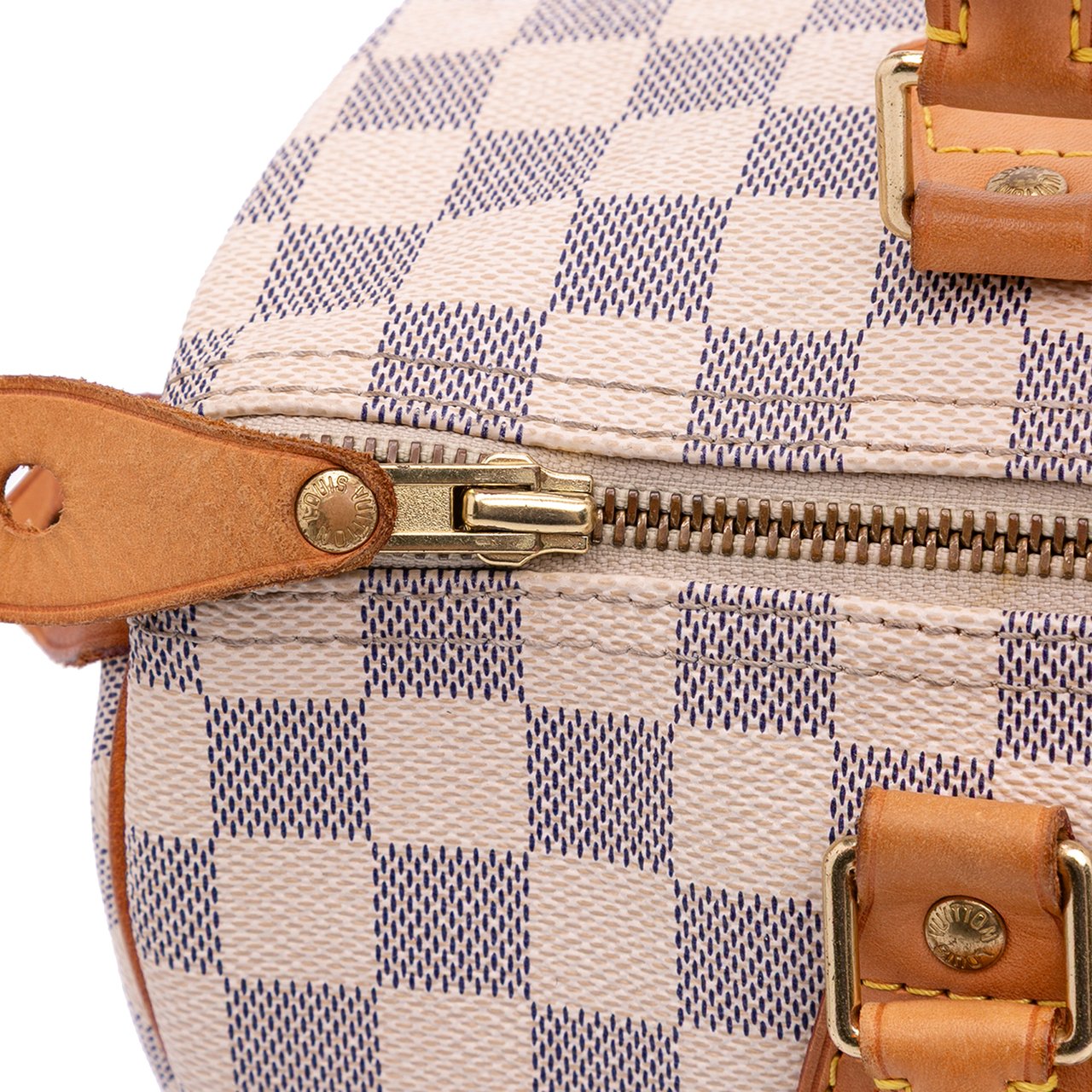 Louis Vuitton Damier Azur Speedy 30 Wit
