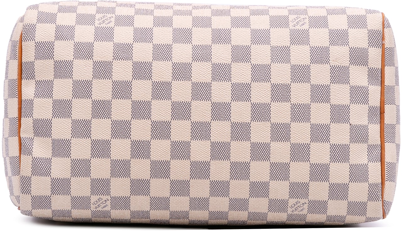 Louis Vuitton Damier Azur Speedy 30 Wit