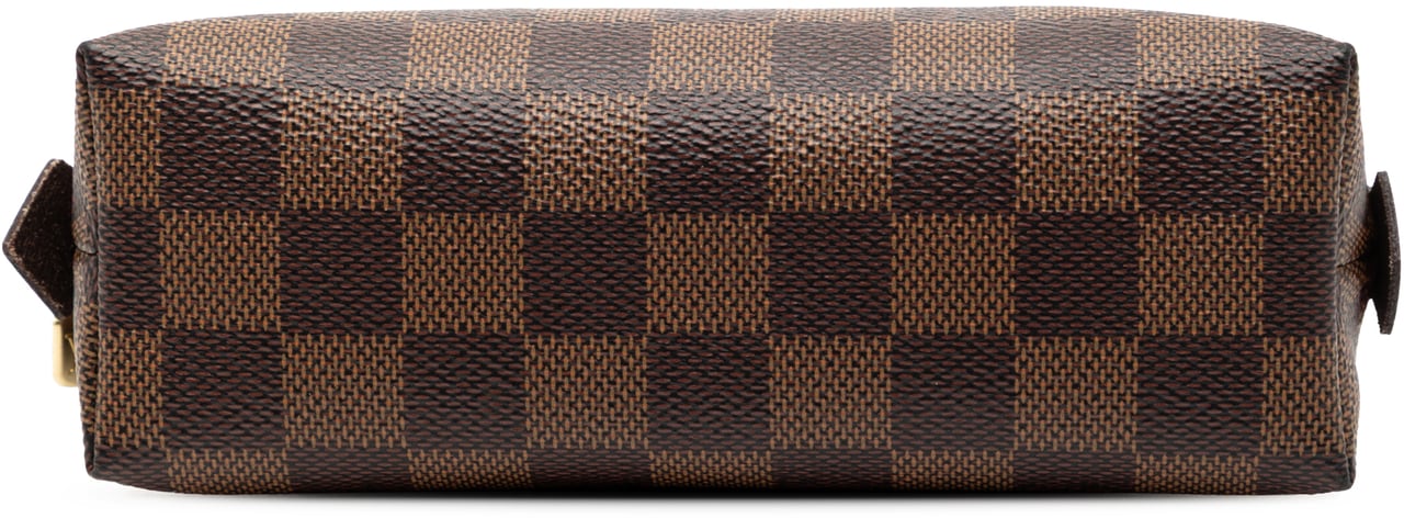 Louis Vuitton Damier Ebene Cosmetic Pouch PM Bruin