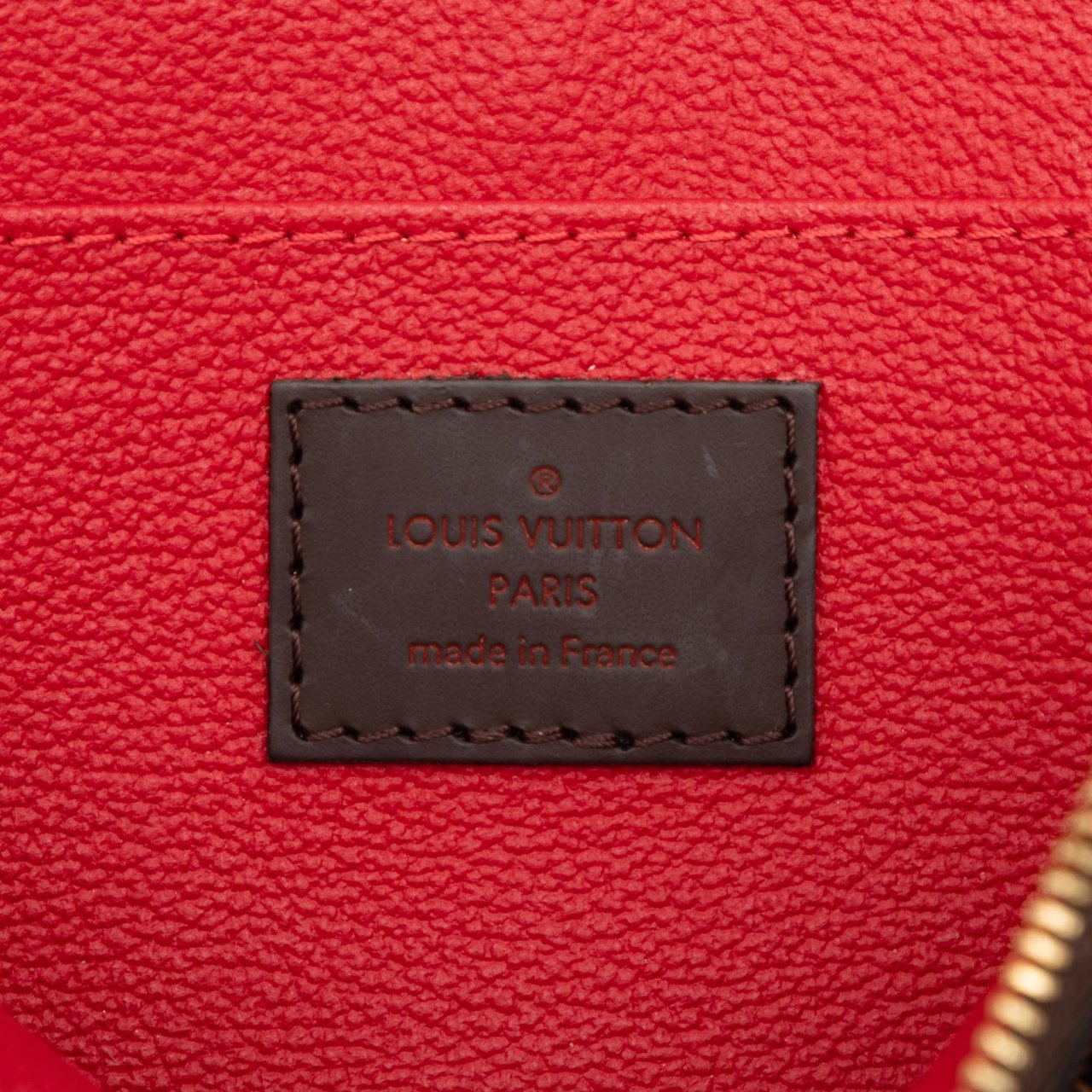 Louis Vuitton Damier Ebene Cosmetic Pouch PM Bruin