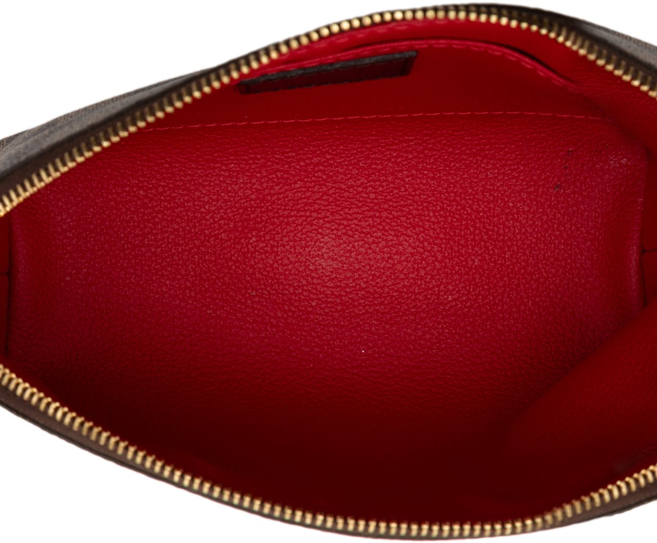 Louis Vuitton Damier Ebene Cosmetic Pouch PM Bruin