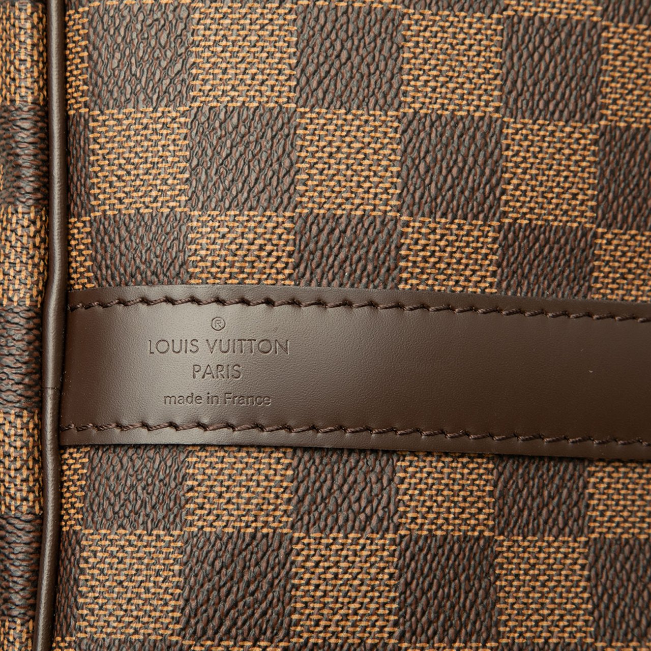 Louis Vuitton Damier Ebene Keepall Bandouliere 45 Bruin
