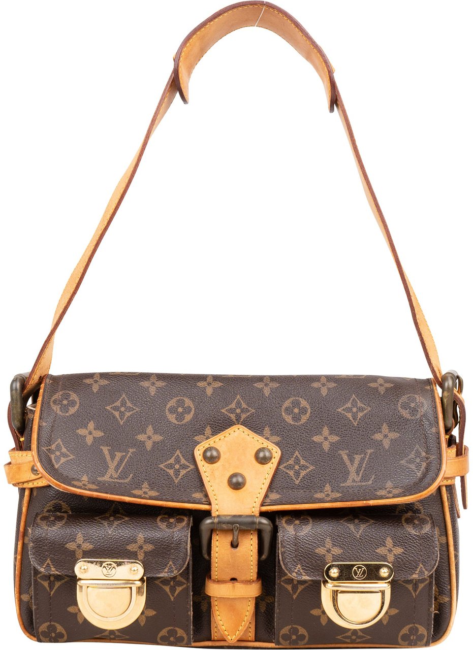 Louis Vuitton Louis Vuitton Canvas Monogram Hudson PM Shoulder Bag Bruin