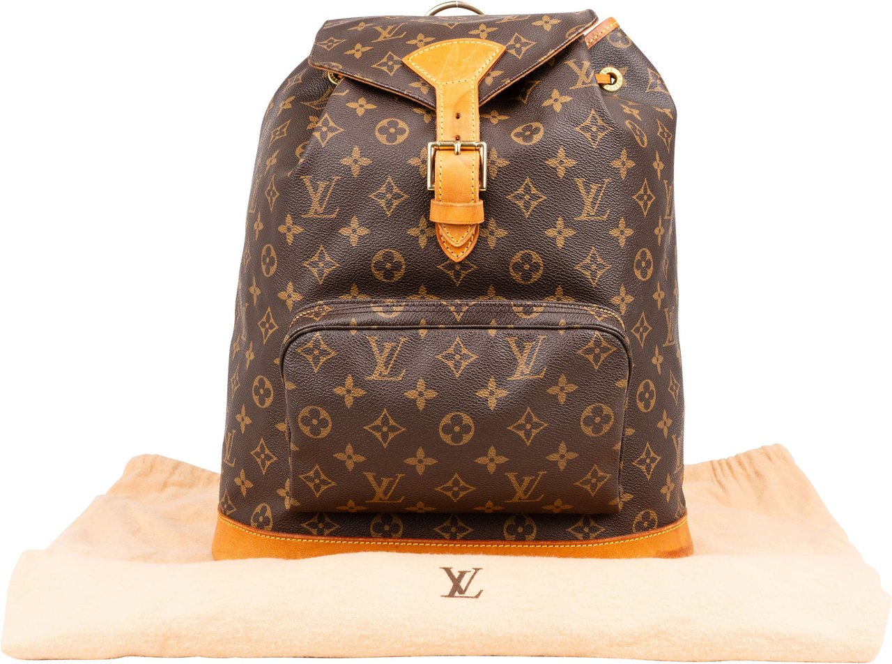 Louis Vuitton Louis Vuitton Canvas Monogram Montsouris GM Backpack Bruin