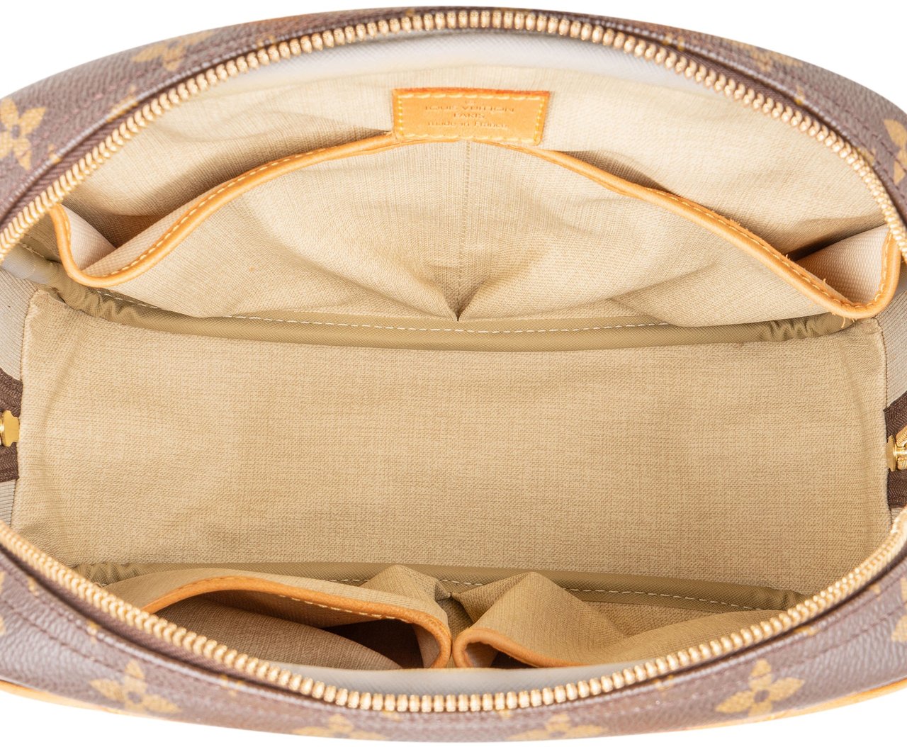 Louis Vuitton Louis Vuitton Canvas Monogram Trouville Handbag Bruin