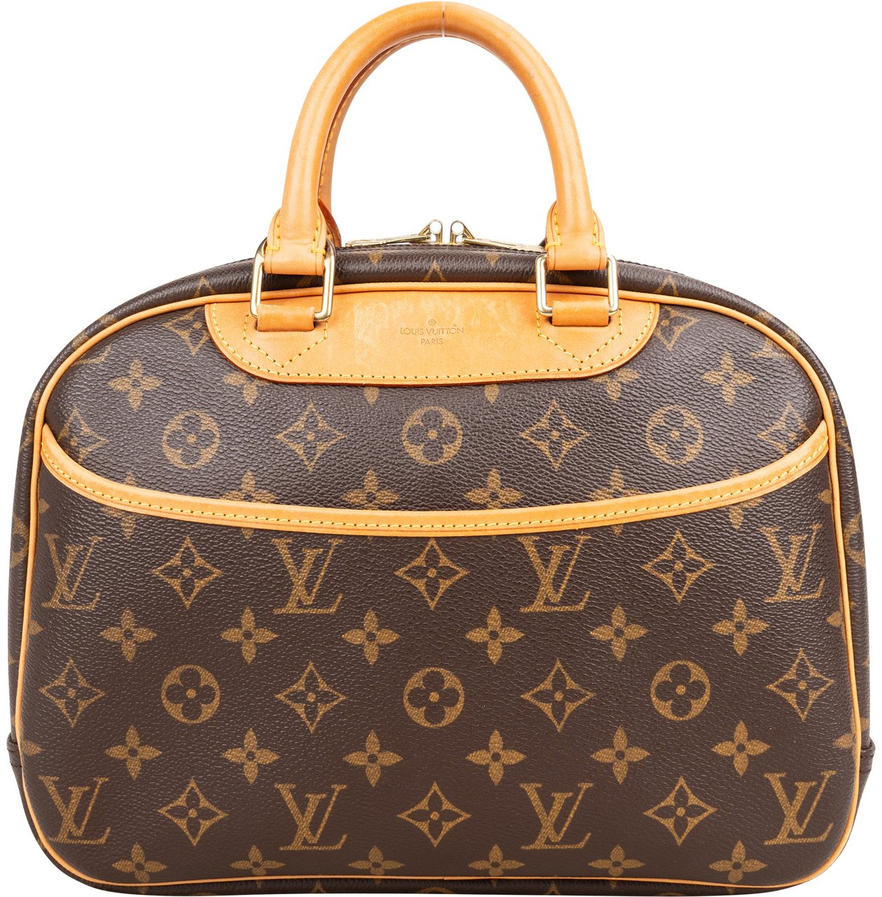 Louis Vuitton Louis Vuitton Canvas Monogram Trouville Handbag Bruin