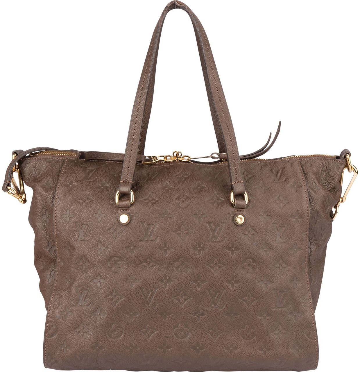 Louis Vuitton Louis Vuitton Leather Empreinte Monogram Lumineuse PM Handbag Bruin