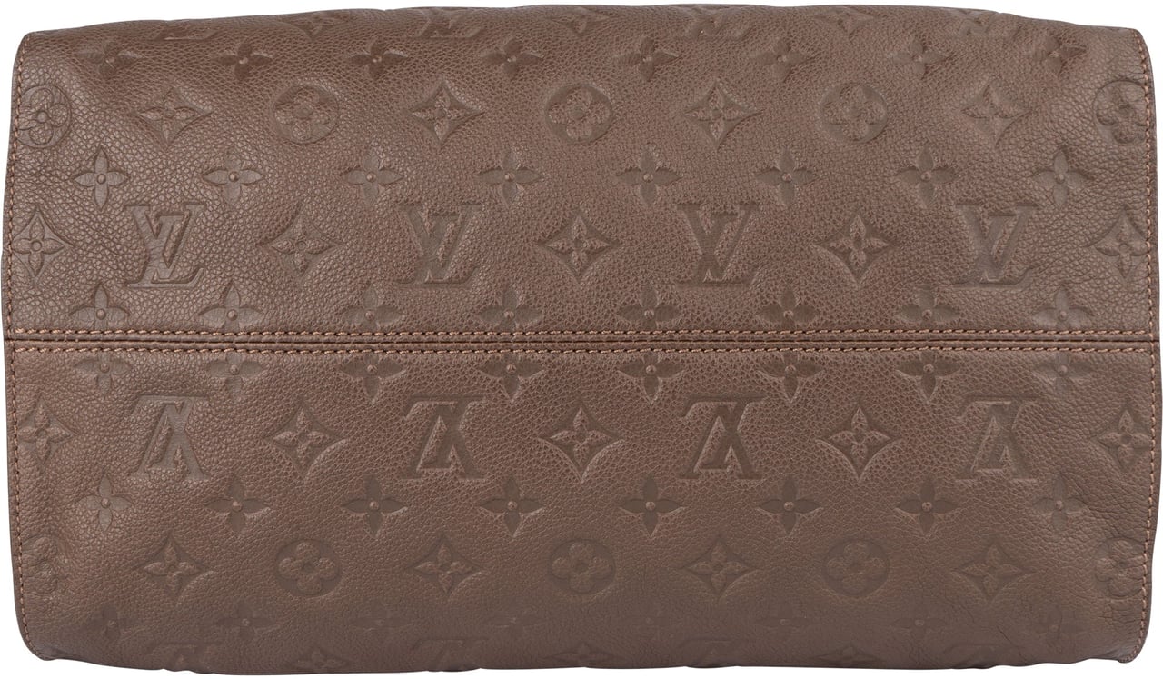 Louis Vuitton Louis Vuitton Leather Empreinte Monogram Lumineuse PM Handbag Bruin