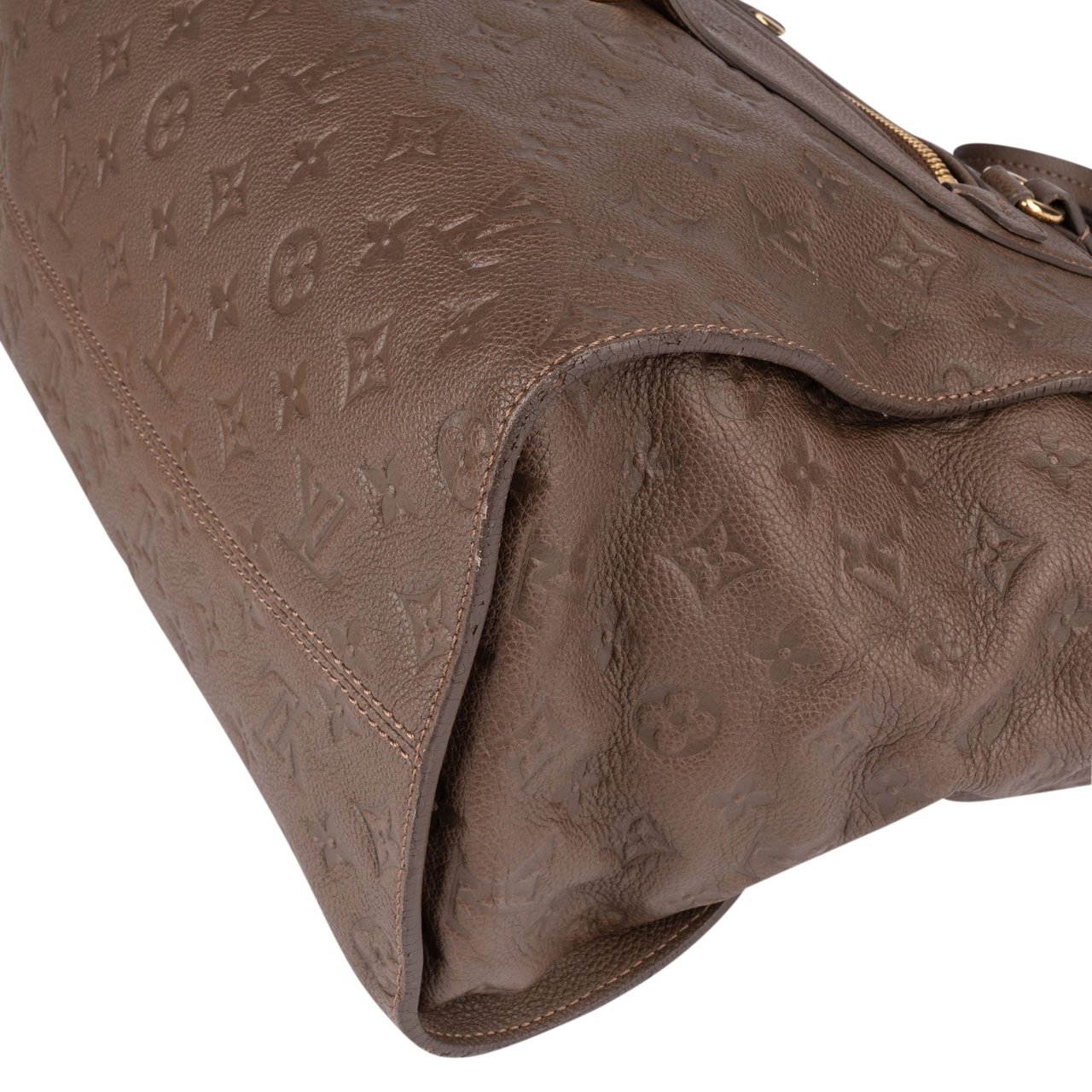 Louis Vuitton Louis Vuitton Leather Empreinte Monogram Lumineuse PM Handbag Bruin