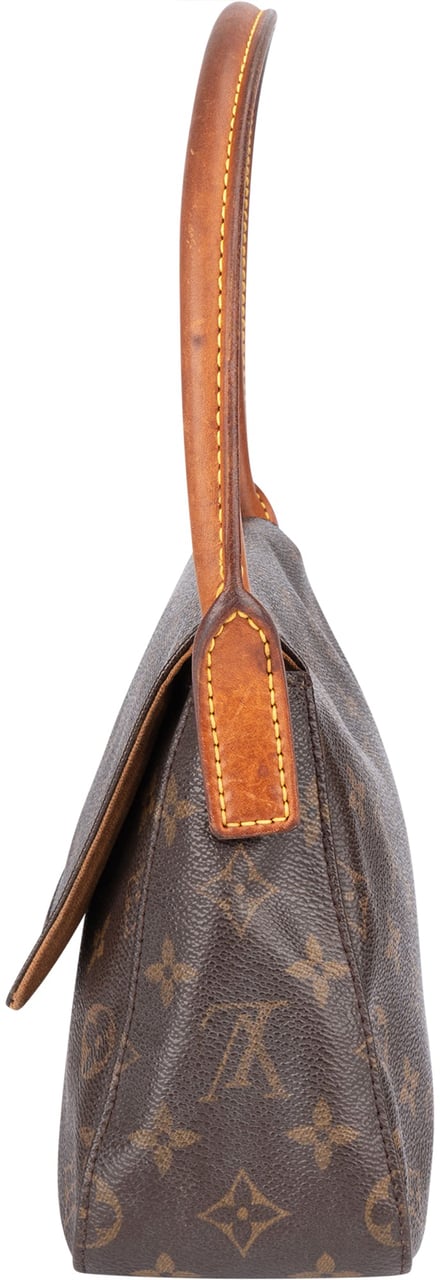 Louis Vuitton Louis Vuitton Canvas Monogram Looping PM Shoulder Bag Bruin