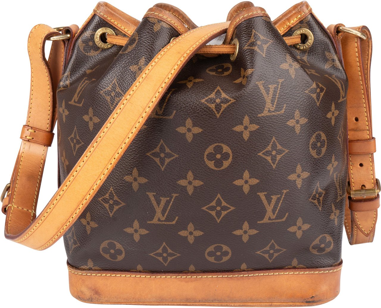 Louis Vuitton Louis Vuitton Canvas Monogram Nano Noe Crossbody Bag Bruin