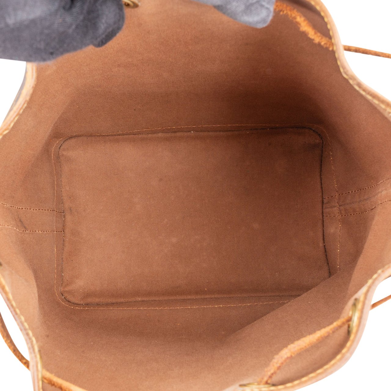 Louis Vuitton Louis Vuitton Canvas Monogram Nano Noe Crossbody Bag Bruin